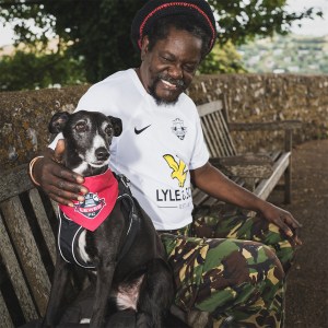 Pet Bandana with Black Collar